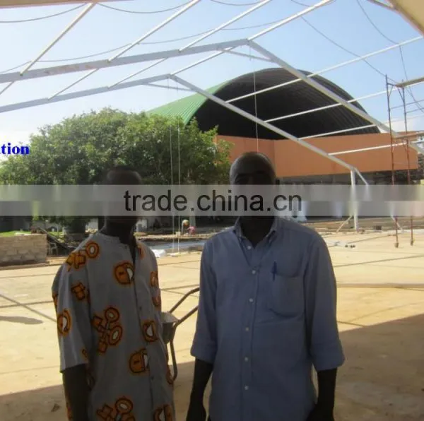 20m Width Big Tent With All Temper Glass Walls for VIP photo-2