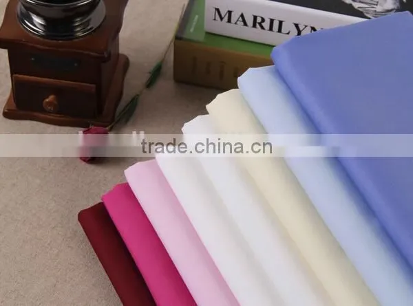 Polyester-cotton Plain Dyed Fabrics Wholesale photo-4