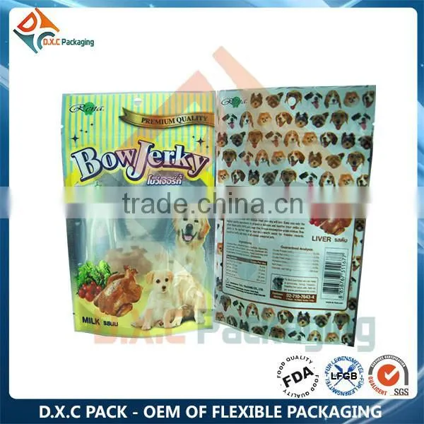 Gravure Printing Surface Handling and Plastic Material Zipper Pet Food Pouch photo-4