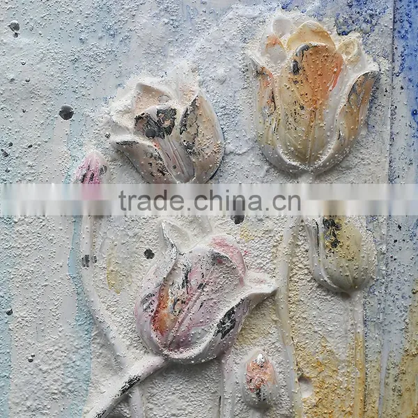 Natural Attractive Supermarket Decorating Art Resin Relief Oil photo-3