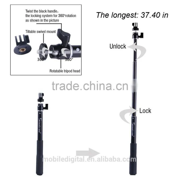 Smatree Monopod Q2 for Gopro Hero 4 Pole Go Pro photo-3