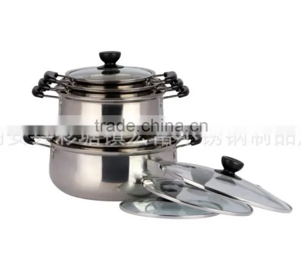 Calphalon Stainless Steel Stock Pot Set as Seen on tv 2015 photo-4