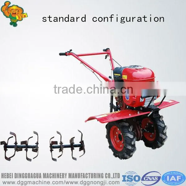 7.5HP Petrol Tractor Walk Tiller Cultivator With Rotary Tiller