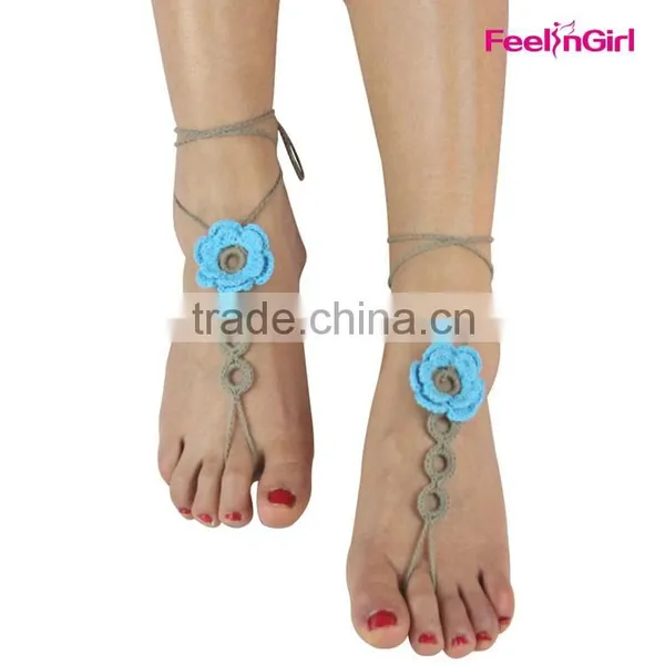 Fast Delivery Factory Price Wedding Barefoot Sandals photo-2