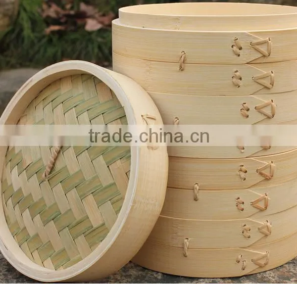 Round Bamboo Steamer
