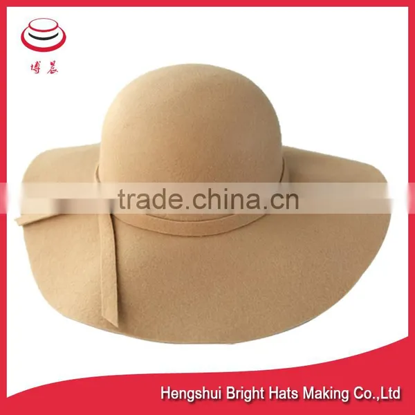 Stylish Wool Felt Floppy Hat photo-3
