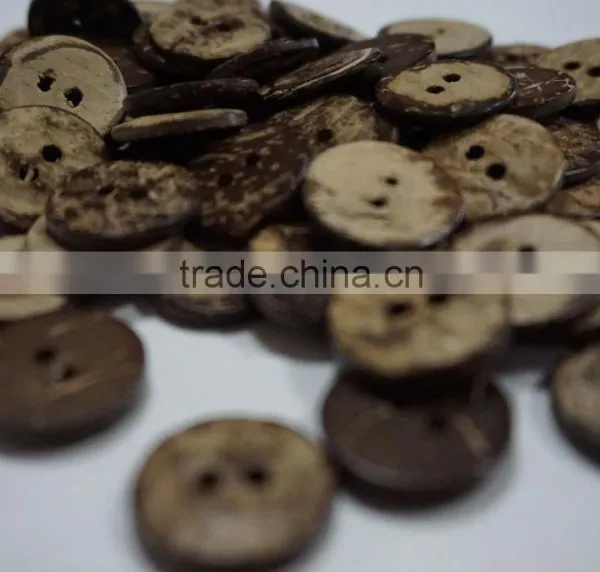 Fashionable Coconut Shell Button Size 28L photo-5