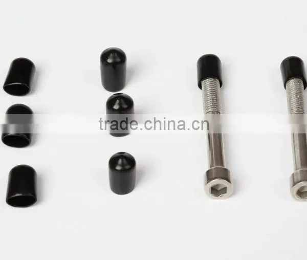 CS Series Red Black Soft Plastic Caps for Cable Rope Wire End photo-2