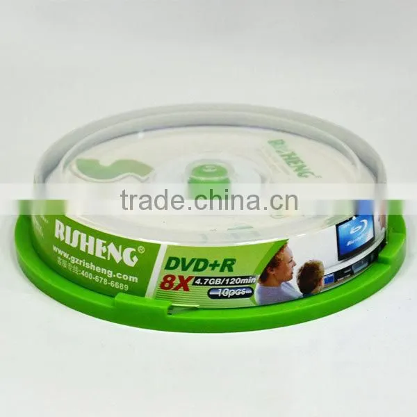 RISENG Blank Media 8x 4.7GB 120MINs Shrink/cakebox Cheap Blank Dvd/brand Printing Spindle photo-3