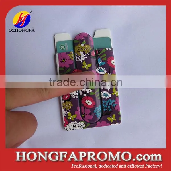 Silicone Phone Stand 3m Sticker Smart Wallet Mobile Card Holder
