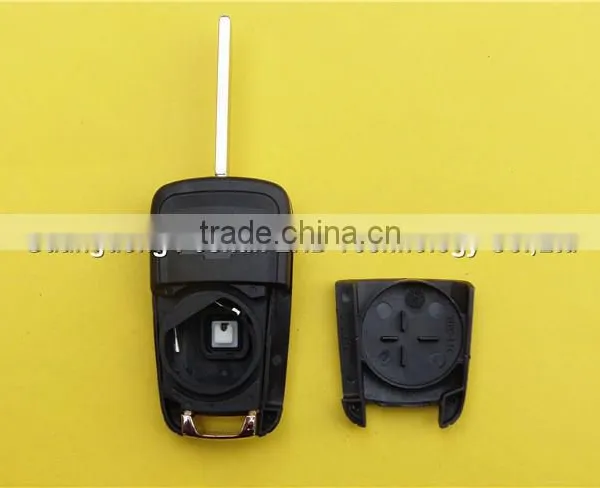 Flip Folding Key Shell for Chevy Remote Key Case Cover 3 Buttons Chevrolet Cruze HU100 Blade photo-6