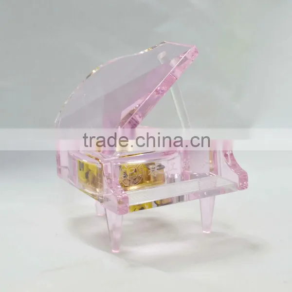 Crystal Piano Music Box,Piano Crafts Gifts,Best Christmas Gifts photo-2