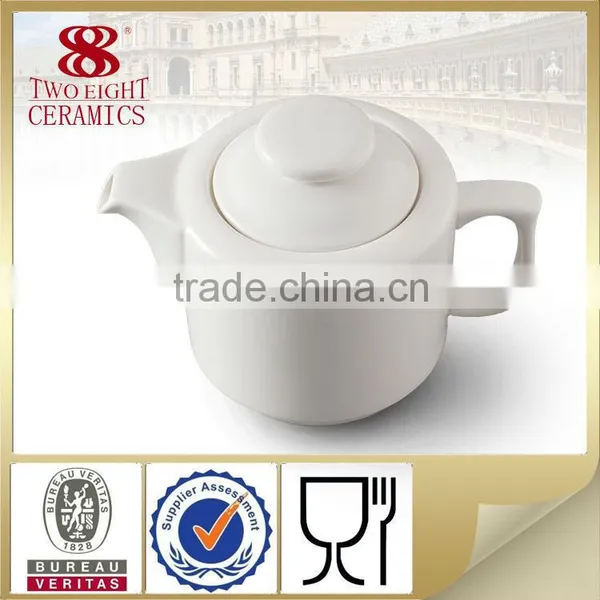 Cheap Products Crockery Tea Jug for Hotel , Porcelain Turkish Samovar for Wholesale
