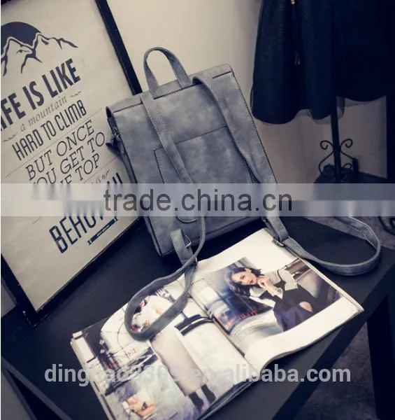 2016 New Design Backpack Fashion Quare Shoulder Bag Colorful Retro Backpack photo-3