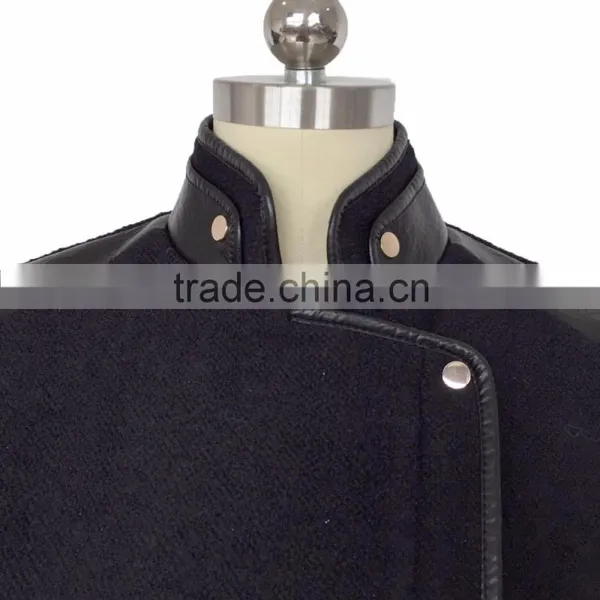 Winter Clothing Black Faux Fur Women Long Coat photo-5