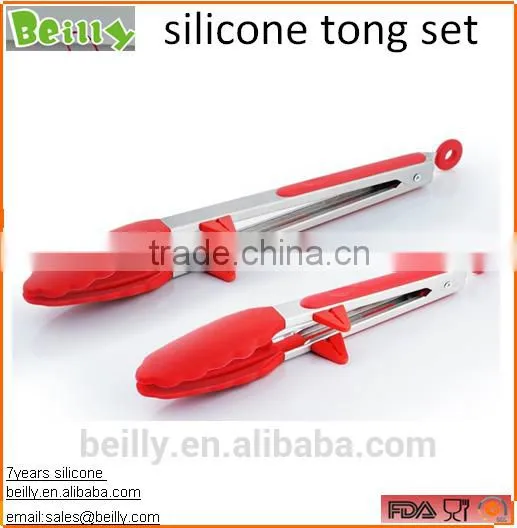 Steel Lifting Tongs,plastic Kitchen Tongs,silicone Scissor Tongs photo-4