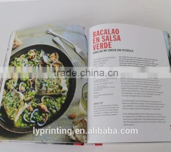 Printing High Quality Hard Cover Cookbook Books for Sale photo-5