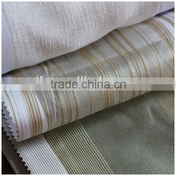 100% Polyester Fireproof Safe Material Decoration Window Screen XJY 0289