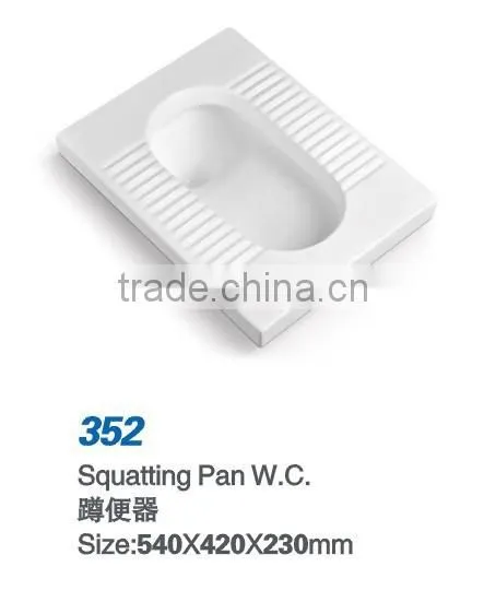 Hot Sale Cheap Price Ceramic Squatting Pan photo-6