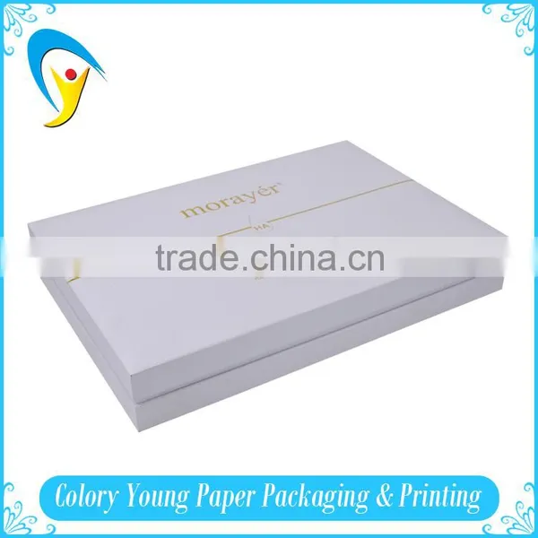 Custom Luxury White Packaging Paper Box For Cosmetic photo-2