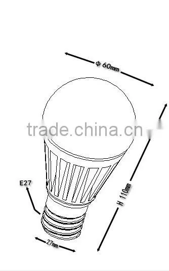 E27 Aluminum Die-casting Led Bulb 9W CE,ROHS LIST photo-4