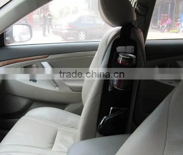 Custom High Quality Black Car Seat Back Side Hang Storage Bag photo-2
