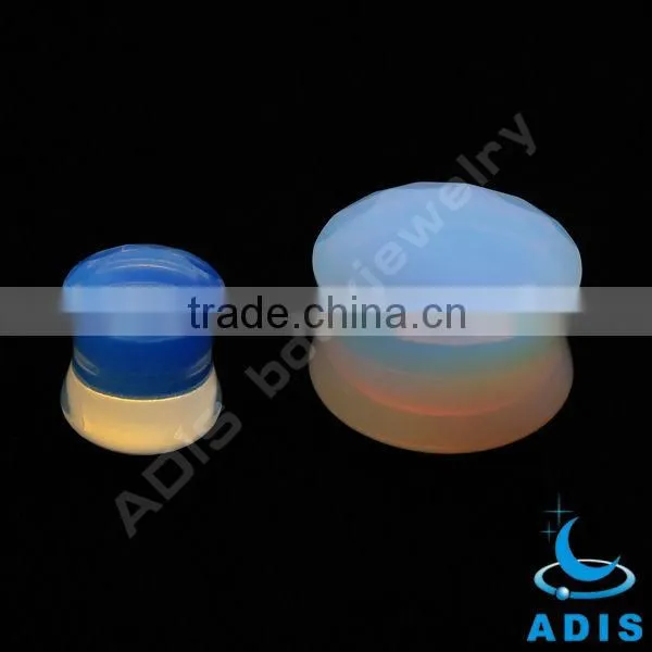 Charming Transparent Wholesale Natural Stone Piercings Plug photo-4