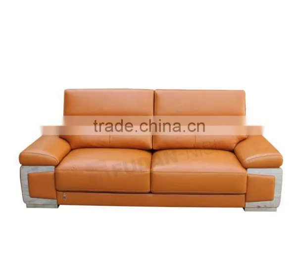 Attractive Design Lounge Furniture Classical Round Leather Sofa photo-3