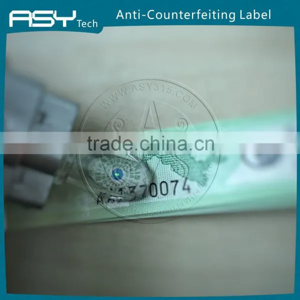 Anti-counterfeit IR Security Sticker Label photo-3