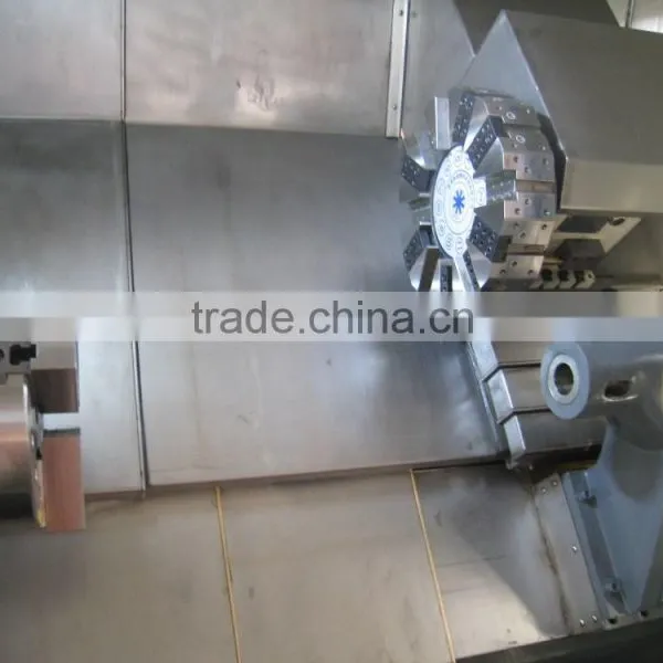 CNC450B-1 Horizontal Turret Lathe With Slant Bed / Cnc Lathe Machine Cutting Tools photo-2