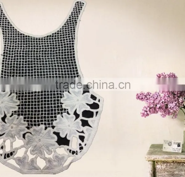 Exquisite Fashion Cotton Embroidiery Lace Water Soluble Collar for Ladies Suit Dress Blouse photo-3