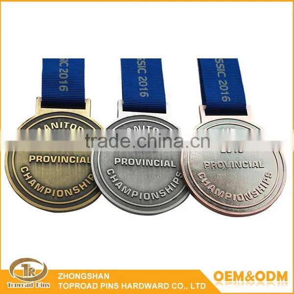 Fantastic 5K Running Medals 10K 3D Medal Antique Silver Color Wholesale Medal Sports