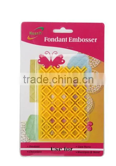 New Fondant Cake Decorating Tools Embosser Cutter Icing Embosser Mould Mold photo-2