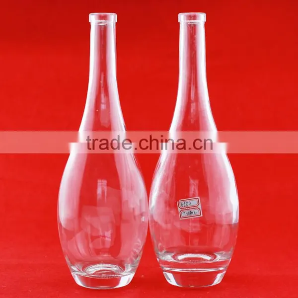 New Design Champagne Bottle Wood Lid Glass Bottle Wine Bottle