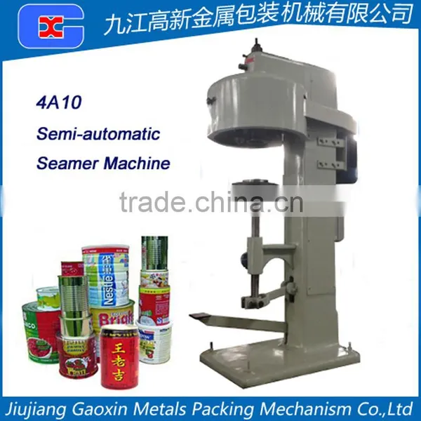 Oil Bucket Semi-automatic Sealing Machine Tin Can Seamer Machinery photo-3
