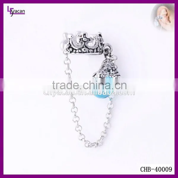 Luxury Stylish Crown Chain Ear Piercing photo-2
