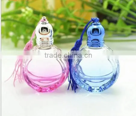 8ml Colorful Pink Flat Round Perfume Roller Ball Bottle photo-3