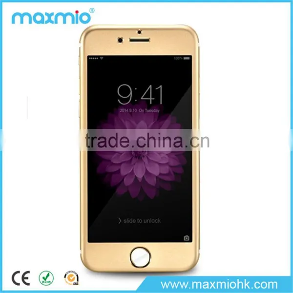 Mobile Phone Display Titanium Alloy Color Tempered Glass Screen Protector for IPhone 6/ 6 Plus