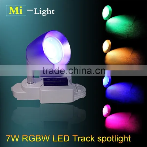 Wifi Enabled App Control Smart Lighting Spotlight Track Lamp 7w Color Changeable Milight Rgb Track Lighting photo-3