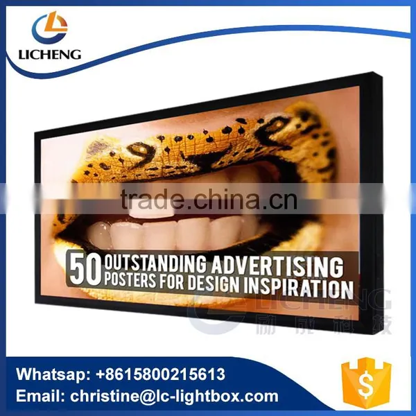 2016 HOT SALE!!! LED Aluminum Backlit Poster Frame Light Box photo-4