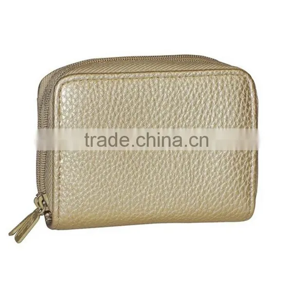 Womens Identity Safe Card Pebble Grain Wallet Fashion PU Leather Card Wallet photo-3