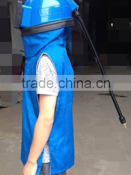 High Quality Sand Blast Helmet With Shoulder photo-2