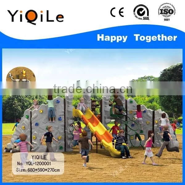 2015 Top-quality Outdoor Playground Artificial Climbing Walls for Kids photo-2