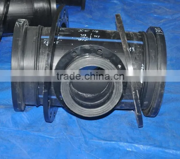 China Supply HDPE Fabricated Fittings Plastic Welded Fitting With Flange photo-2