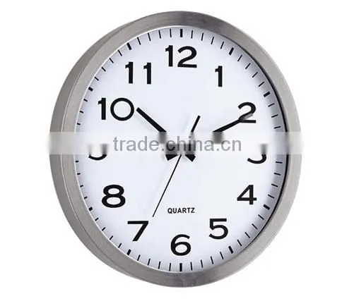 Large Metal Quartz Clock Indoor Outdoor Wall Clock