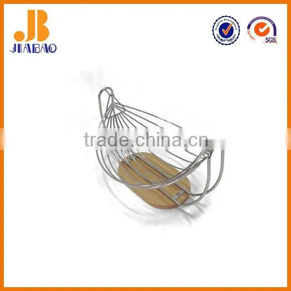 Chrome Boat Shape Furit Basket With Stand photo-2