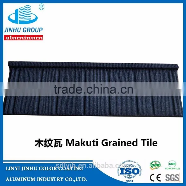 Green Back Aluminum Zinc Colorful Stone Coated Metal Roofing Sheet photo-3