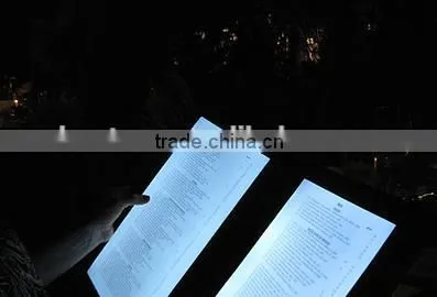 Two Led Panels Illuminated Backlit Menu Folder photo-2