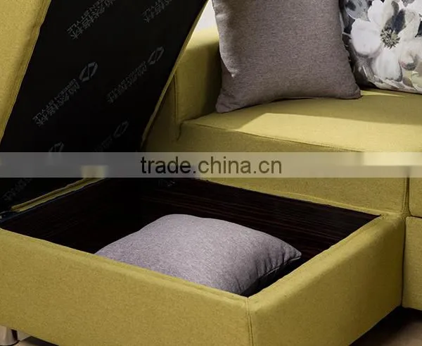 Hotel or Living Room Home Use Good Quality Fabric Corner Sofa Set photo-4