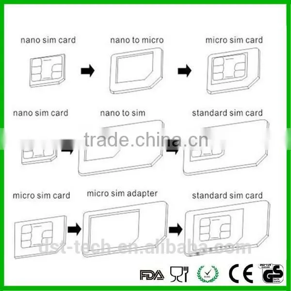 Nano Sim Card Adapters Standard Sim Card & Tools for IPhone photo-3